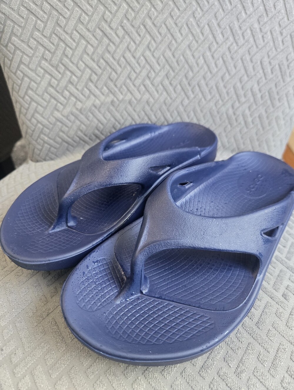 OOFOS Navy Blue Women's Sandals